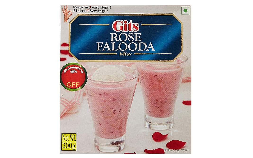 Gits Rose Falooda Mix    Box  200 grams